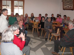 Verlesen eines “Adventsfahrtsgedichts”