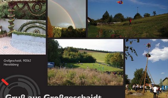 Postkarte "Gruß aus Großgeschaidt 2017"