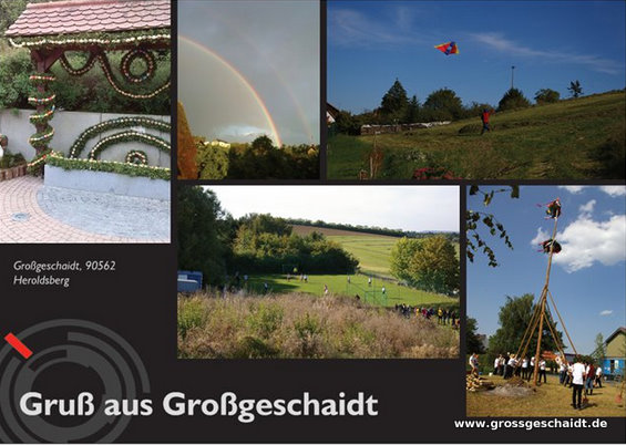 Postkarte "Gruß aus Großgeschaidt 2017"